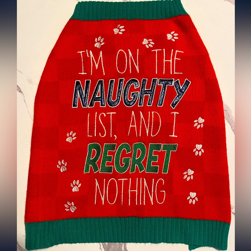 Large Ugly Christmas Sweater for Dogs